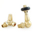 T-TRV-020-CR-UB-ALT06 - Flatford Traditional TRV Corner Unlacquered Brass Thermostatic Radiator Valves With Sleeves T-TRV-020-CR-UB-ALT06 - Flatford Traditional TRV Corner Unlacquered Brass Thermostatic Radiator Valves With Sleeves